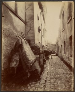 A Cité Doré egy sarka, boulevard de la Gare alkotó: Eugène Atget