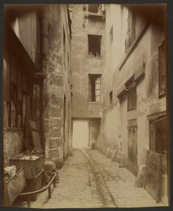 Régi udvar, Rue Quincampoix 22. (4.) alkotó: Eugène Atget