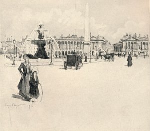 Place de la Concorde, 1915 alkotó: Eugene Bejot