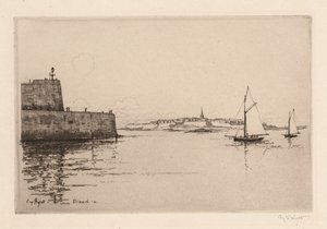 Saint-Malo Dinardról nézve Saint-Malo Dinardról nézve, 1914.