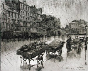 St. Antoine, a „Du Ier au XXeme: Les Arrondissements de Paris...” című művéből, 1903-ban (rézkarc) alkotó: Eugene Bejot