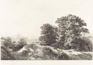 Tölgyek a Vaux de Cernay-ban alkotó: Eugene Bléry