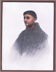Egy barát, 1919 alkotó: Eugene Burnand