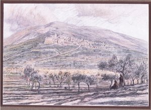 Assisi, 1919 alkotó: Eugene Burnand