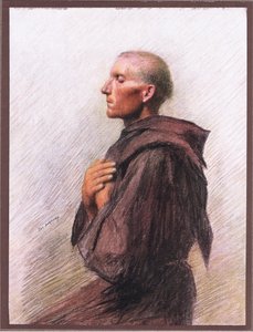 Quintavelei Burnard barát, 1919 alkotó: Eugene Burnand