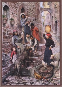 Gubbio farkasa megtérése után, 1919