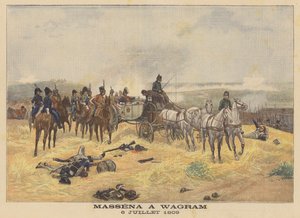 Massena marsall a wagrami csatában, 1809. július 6-án