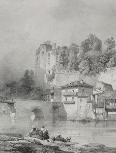Festői és romantikus utazások az ókori Franciaországban. Bretagne: Chateau de Clisson