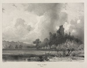 Festői és romantikus utazások az ókori Franciaországban. Bretagne: Chateau de Penhoet.