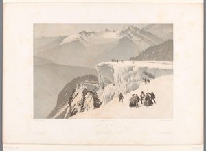 Túrázók a Mont Buet tetején Le sommet du Buet (cím a tárgyon) Arcok Svájcban, Savoyában és Tirolban (sorozat címe) La Suisse, la Savoie et le Tyrol (sorozat címe a tárgyon)