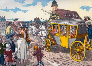 „Les Carrosses à cinq sols”: francia tömegkocsik
