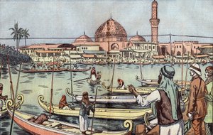 Mada Ashar, illustration by Damblans from french paper "Le Pelerin" january 29 alkotó: Eugene Damblans