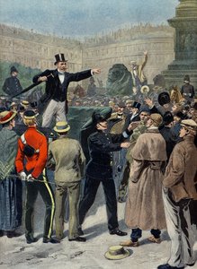 Béketüntetés a búr háború idején, London alkotó: Eugene Damblans