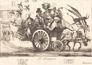 A cenzúra eltávolítása c. 1821. Alkotók: Eugene Delacroix, Charles Etienne Pierre Motte. alkotó: Eugene Delacroix, Charles Etienne Pierre Motte