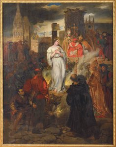 Jeanne of Arc halála, Deveria, Eugene