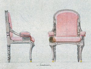 Fotel az Arany szobába, Chateau d