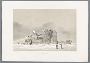 A tabrizi kék mecset romja Iránban Tabriz mecsetrom (cím a tárgyon) Perzsa tájak (sorozat címe) Perse modern (sorozat címe)