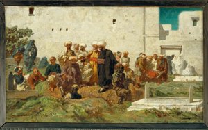 Enterrement maure - egy mór temetés ... alkotó: Eugène Fromentin