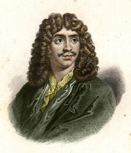 Jean Baptiste Poquelin azt mondta, Molière (1622-1673) Giraut metszete.