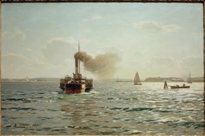 A Balti-tenger Flensburg közelében