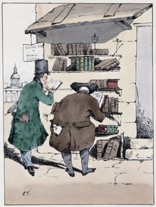 Könyvesbolt, rue de Sandstone a Latin negyedben – Eugène Forest „” Souvenirs d