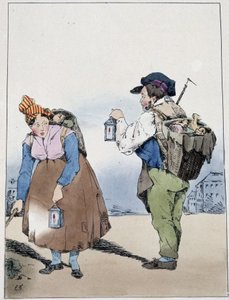 Lámpástartó, rue Mouffetard – Eugène Forest „” Souvenirs d