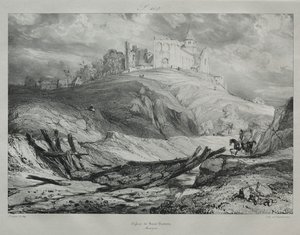 Szent Nectaire templom. alkotó: Eugene Isabey