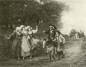 A molnár, a fia és a művészet (mélynyomás) alkotó: Eugene Joseph Lejeune
