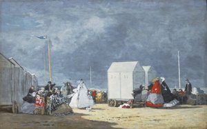 Közeledik a vihar, 1864 alkotó: Eugene Louis Boudin
