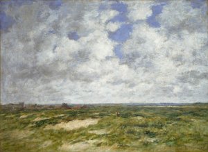 Berck, felhős táj, 1882 alkotó: Eugene Louis Boudin
