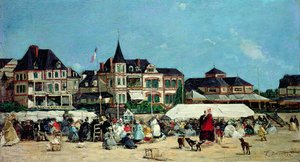 Trouville kaszinó alkotó: Eugene Louis Boudin