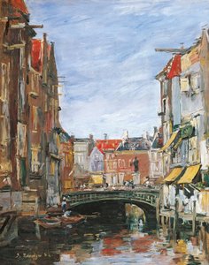 La Place Ary Scheffer, Dordrecht alkotó: Eugene Louis Boudin