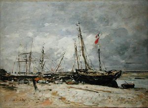 Le Crotoy alkotó: Eugene Louis Boudin