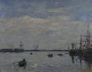 Le Havre, 1888 alkotó: Eugene Louis Boudin