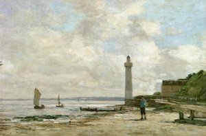 Honfleuri világítótorony, 1864-66 alkotó: Eugene Louis Boudin