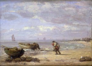 Apály Honfleur közelében alkotó: Eugene Louis Boudin