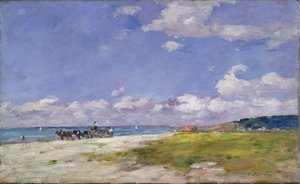The Beach at Trouville, 1887-96 körül