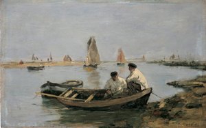 Torkolat, 19. század közepe alkotó: Eugene Louis Boudin