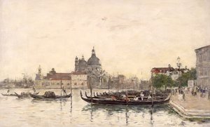 Velence, a Molo alkotó: Eugene Louis Boudin
