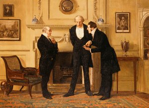 Figurák a belső térben, alkotó: Eugene Louis Lami