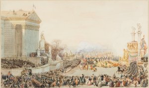 Napóleon hamvainak fordítása: 1840. december 15 alkotó: Eugene Louis Lami