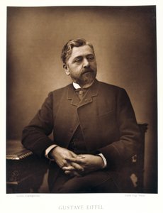 Gustave Eiffel francia mérnök, 1880 alkotó: Eugene Pirou