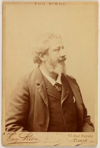 Carolus Duran (1837-1917) festő portréja alkotó: Eugene Pirou