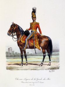 A királyi gárda könnyű lovai, Maréchal-des-Logis de 1er Classe, 1814-15