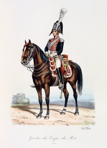 A király testőrsége, 1814