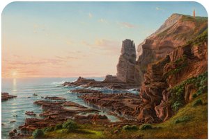 Castle Rock, Schanck-fok alkotó: Eugene von Guérard