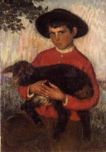 A kecskepásztor alkotó: Eugenio Hermosa Martinez