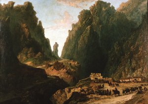 Táj csempészekkel alkotó: Eugenio Lucas Velázquez