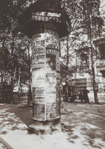Oszlop-St. Sulpice alkotó: Eugène Atget