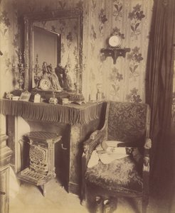Egy munkásosztály otthonának belseje, rue de Romainville alkotó: Eugène Atget